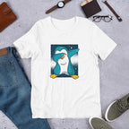 Penguin Dab Half Sleeve T-Shirt — White