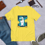 Penguin Dab Half Sleeve T-Shirt — Yellow
