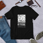 Personal Space Half Sleeve T-Shirt — Black