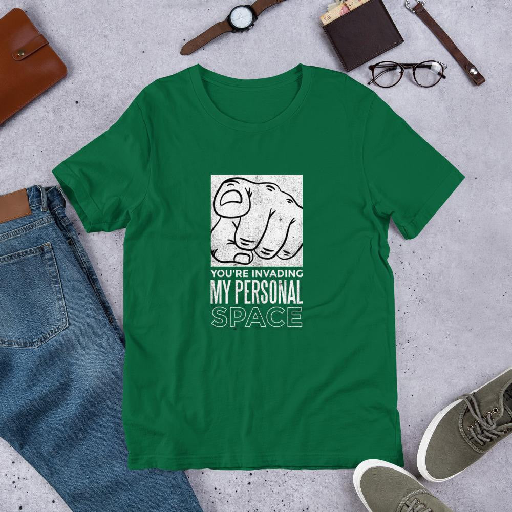 Personal Space Half Sleeve T-Shirt — Green
