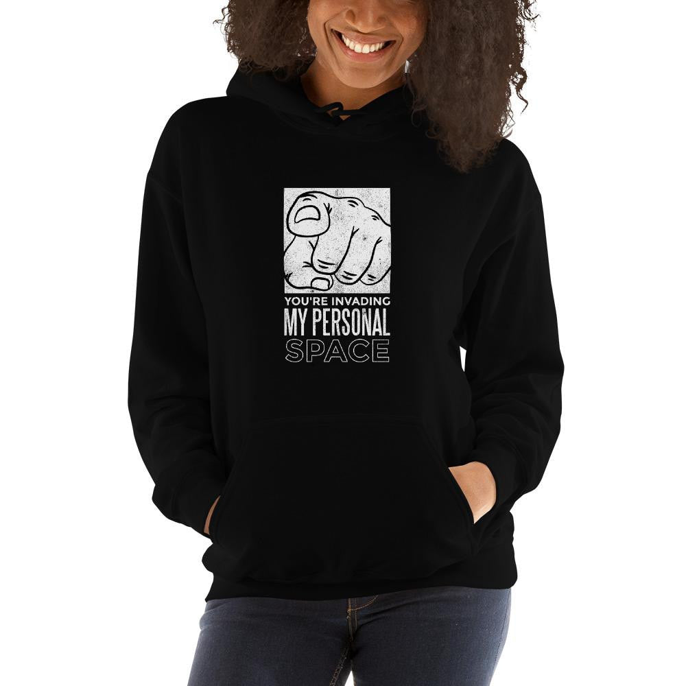 Personal Space Unisex Hooded Sweatshirt — detail view 3