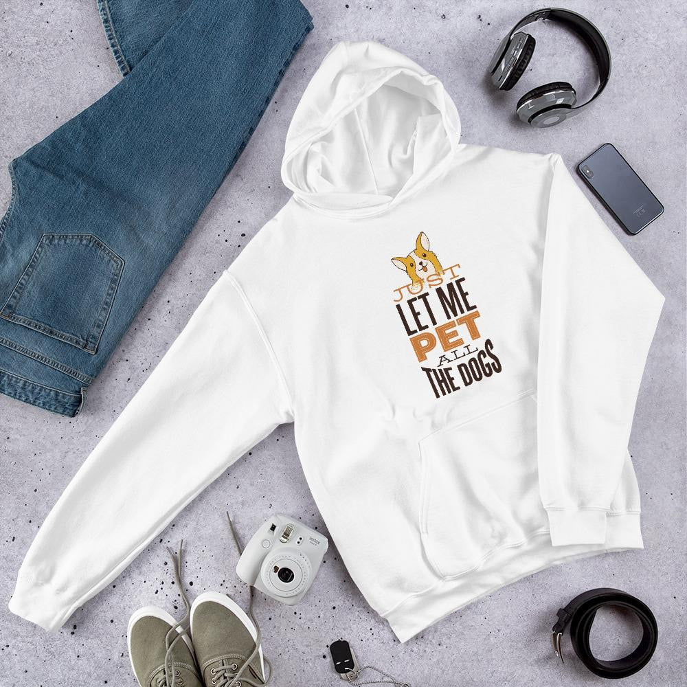 Pet All Dogs graphic hoodie – Fourth Dimension Club