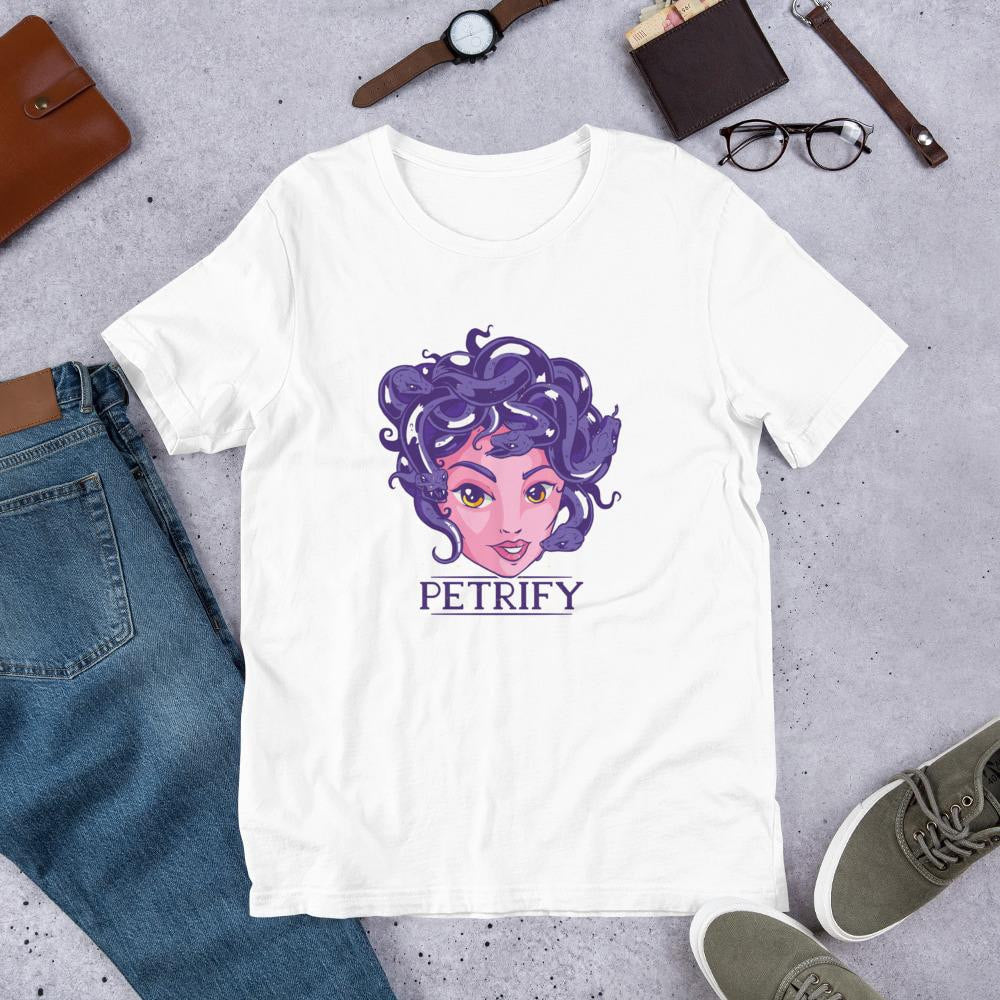 Petrify Medusa Half Sleeve T-Shirt — White