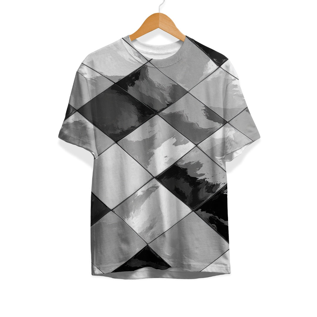 Polyester t-shirt with Phantom Veil Pattern print