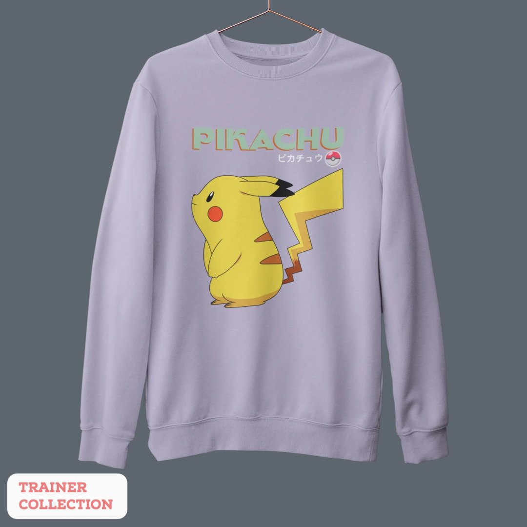 Pikachu Unisex Sweatshirt — Lavender