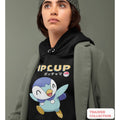Piplup Unisex Hooded Sweatshirt — Black