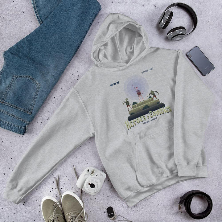 Pixel Arcade Unisex Hooded Sweatshirt