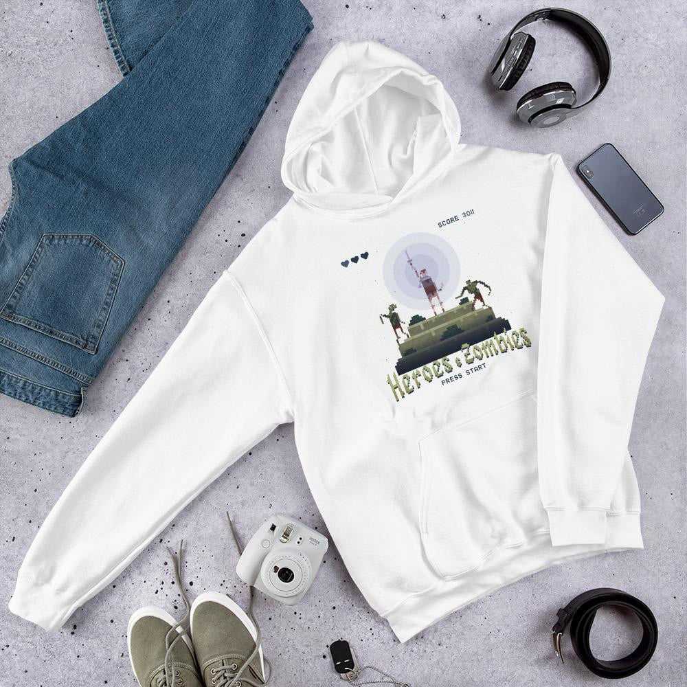Pixel Arcade graphic hoodie – Fourth Dimension Club
