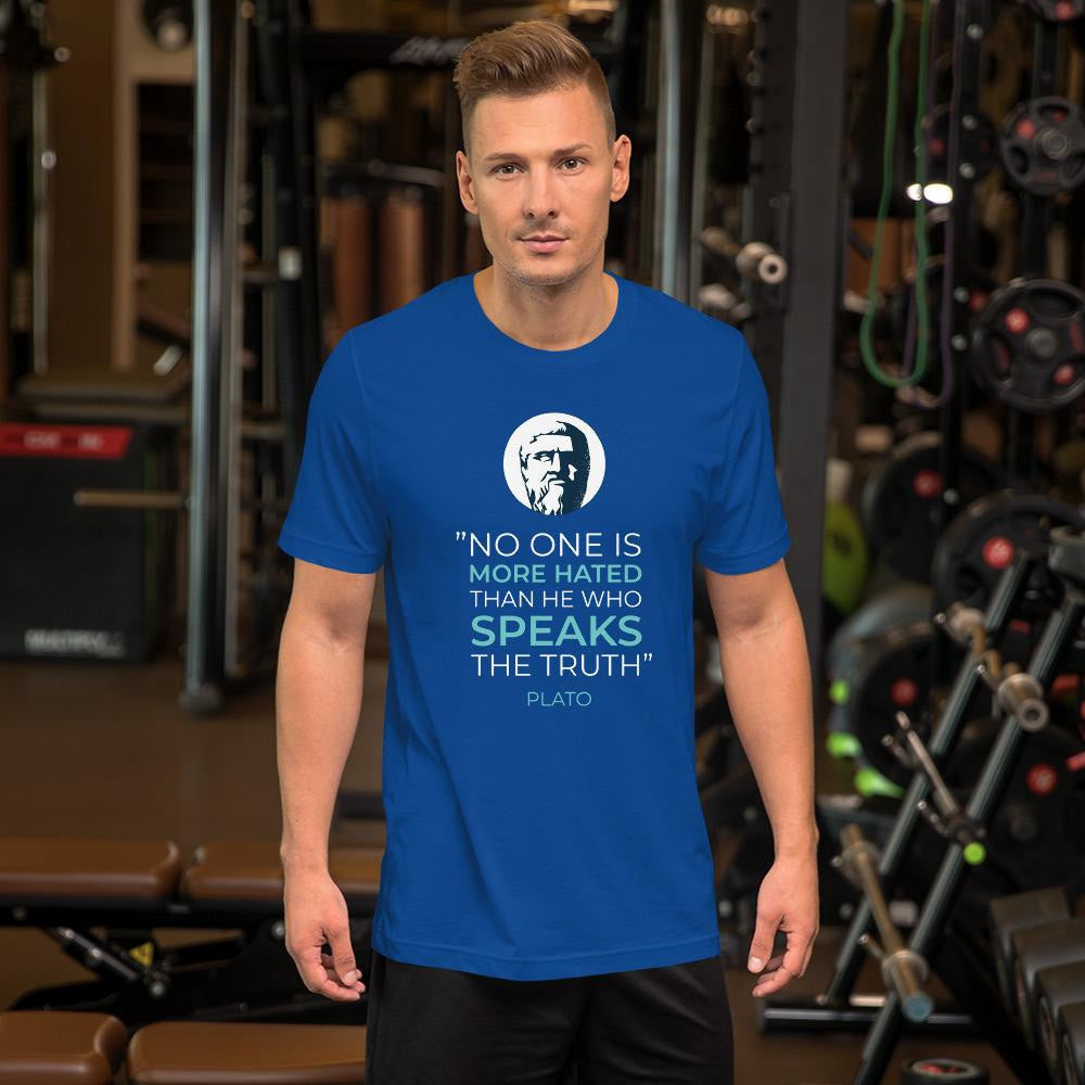Plato Quote graphic tee – Fourth Dimension Club