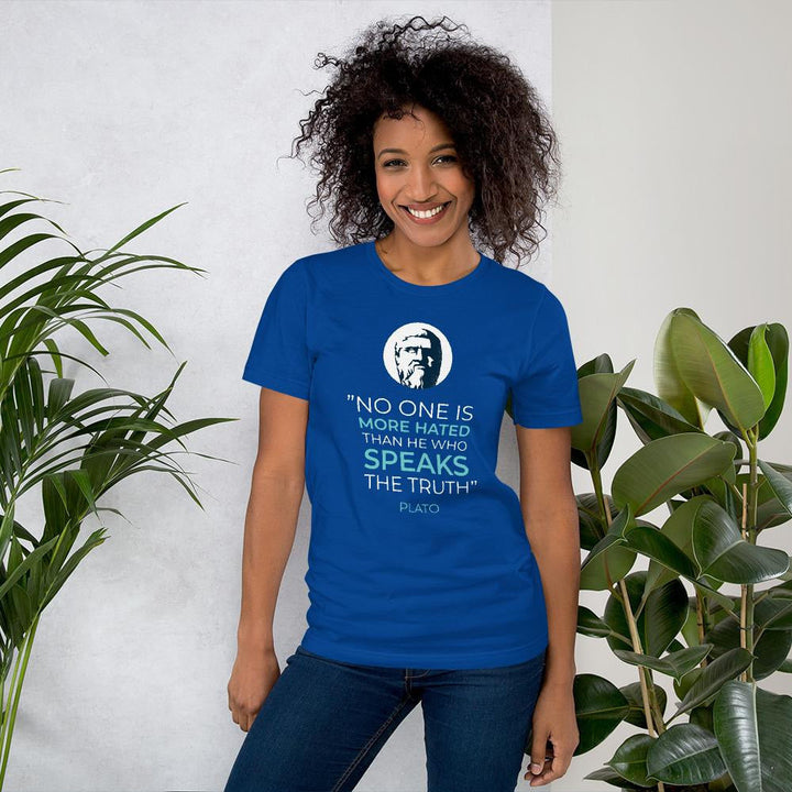 Plato Quote Half Sleeve T-Shirt