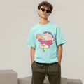 Playing Music Unisex Oversized T-Shirt — Mint