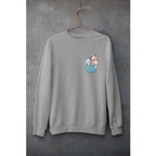 Pocket Cats Unisex Sweatshirt — Grey