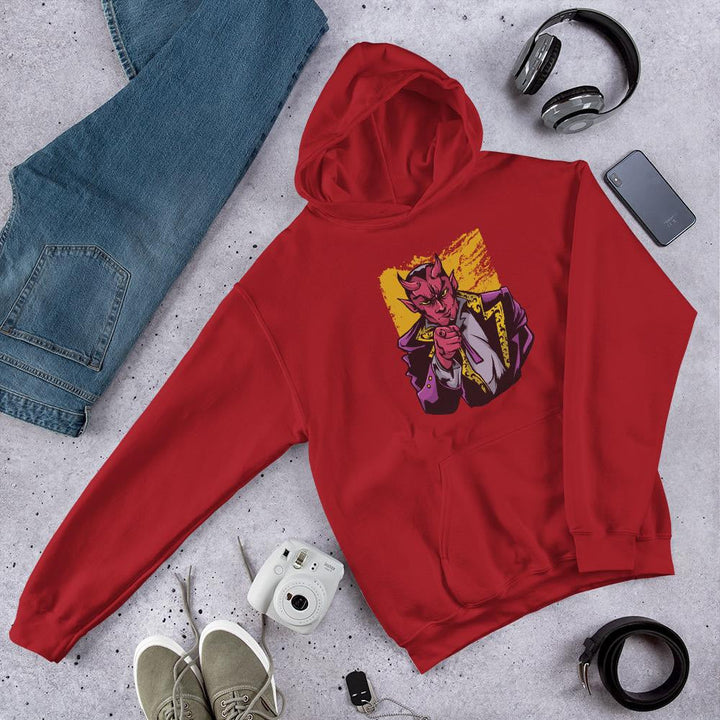 Pointing Lucifer Unisex Hooded Sweatshirt