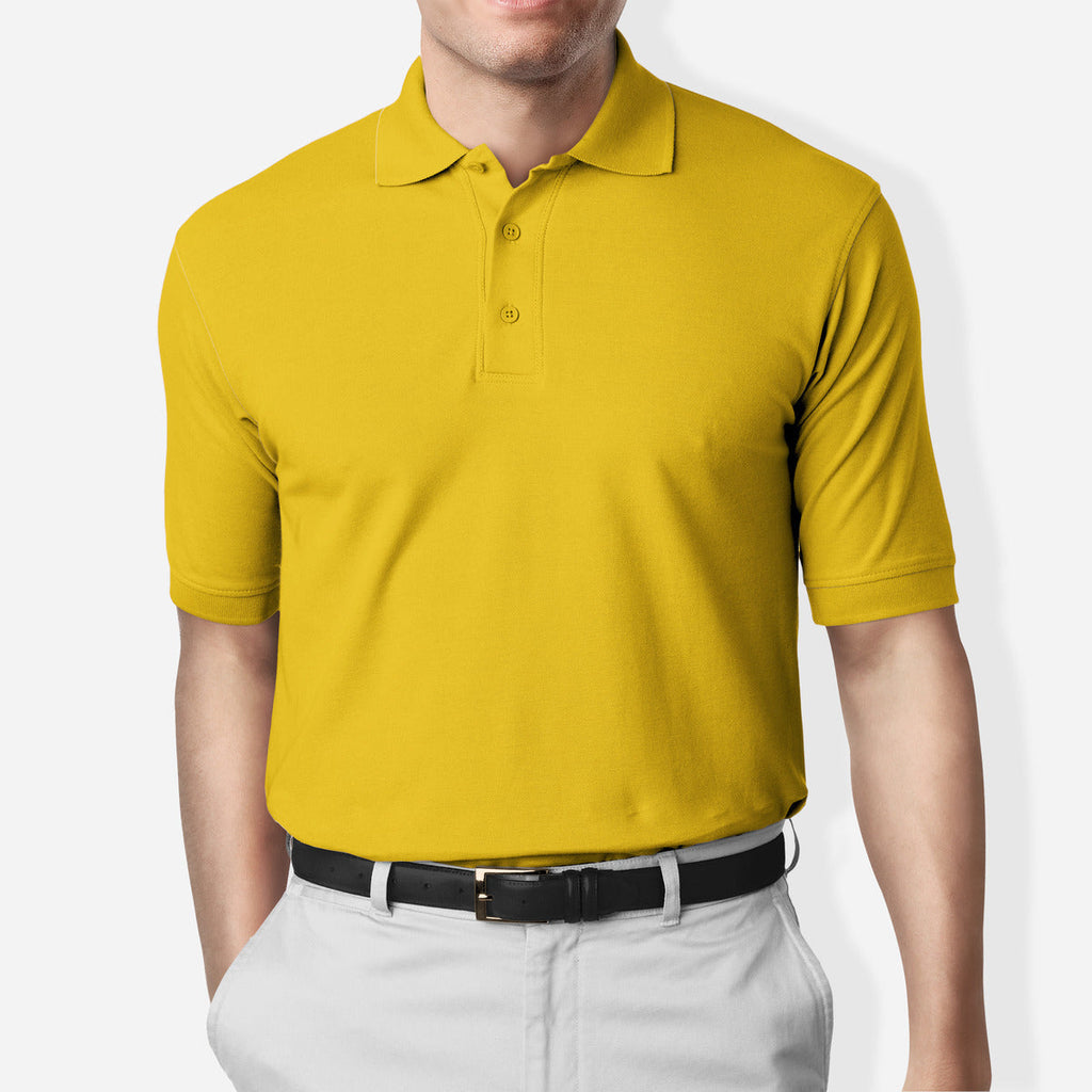 Timeless Polos — Mustard Yellow