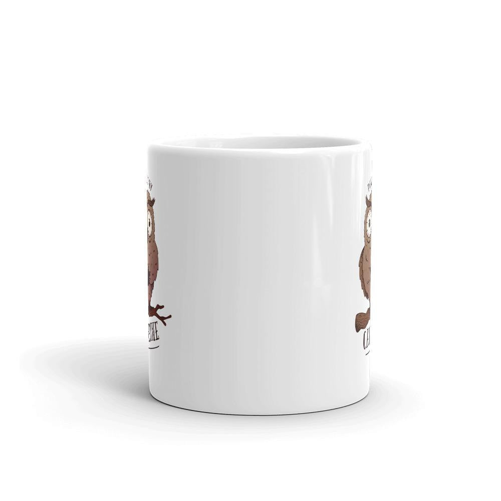 Powered by Caffeine Coffee mug — detail view 2