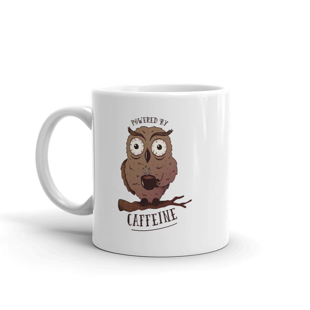 Powered by Caffeine Coffee mug — detail view 3