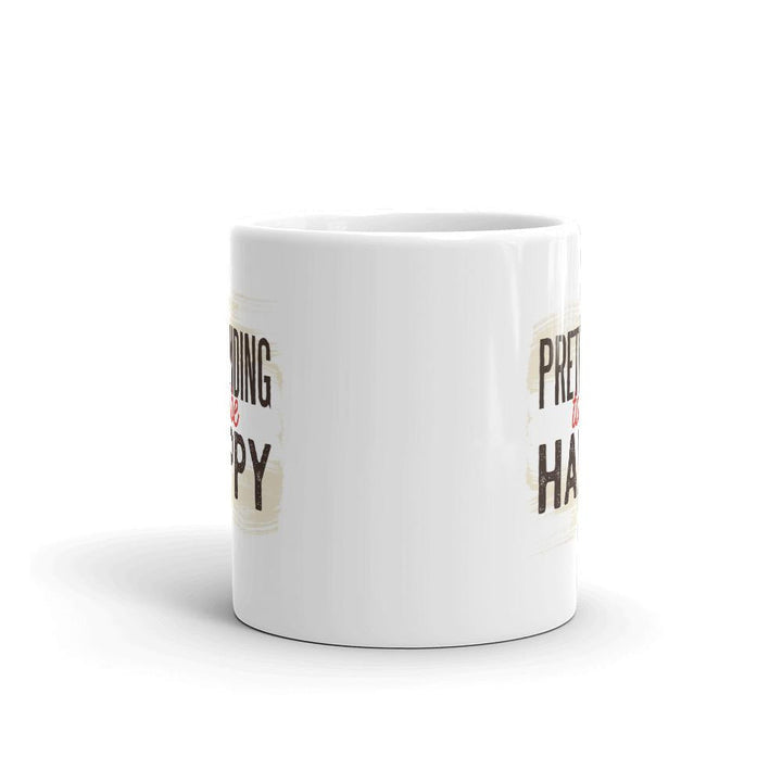 Pretending Happy Coffee Mug