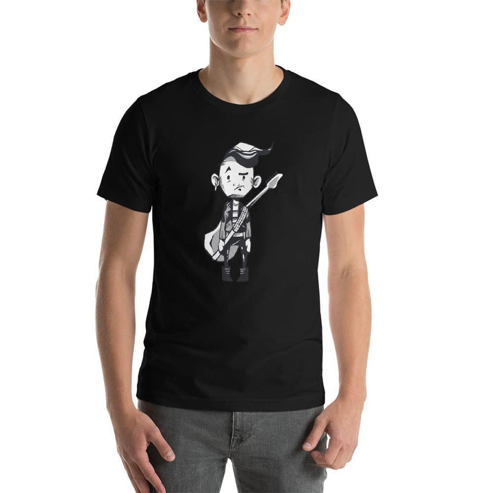 Punk Guitar Half Sleeve T-Shirt
