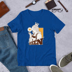 Queen Half Sleeve T-Shirt — Blue