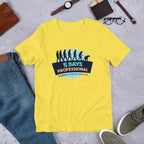 Weekend Half Sleeve T-Shirt — Yellow
