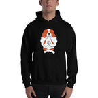 Dog Yoga Unisex Hooded Sweatshirt — detail view 4