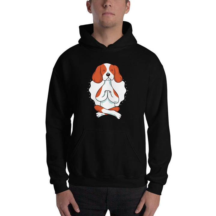 Dog Yoga Unisex Hooded Sweatshirt