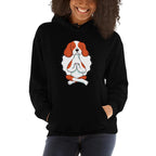 Dog Yoga Unisex Hooded Sweatshirt — detail view 5