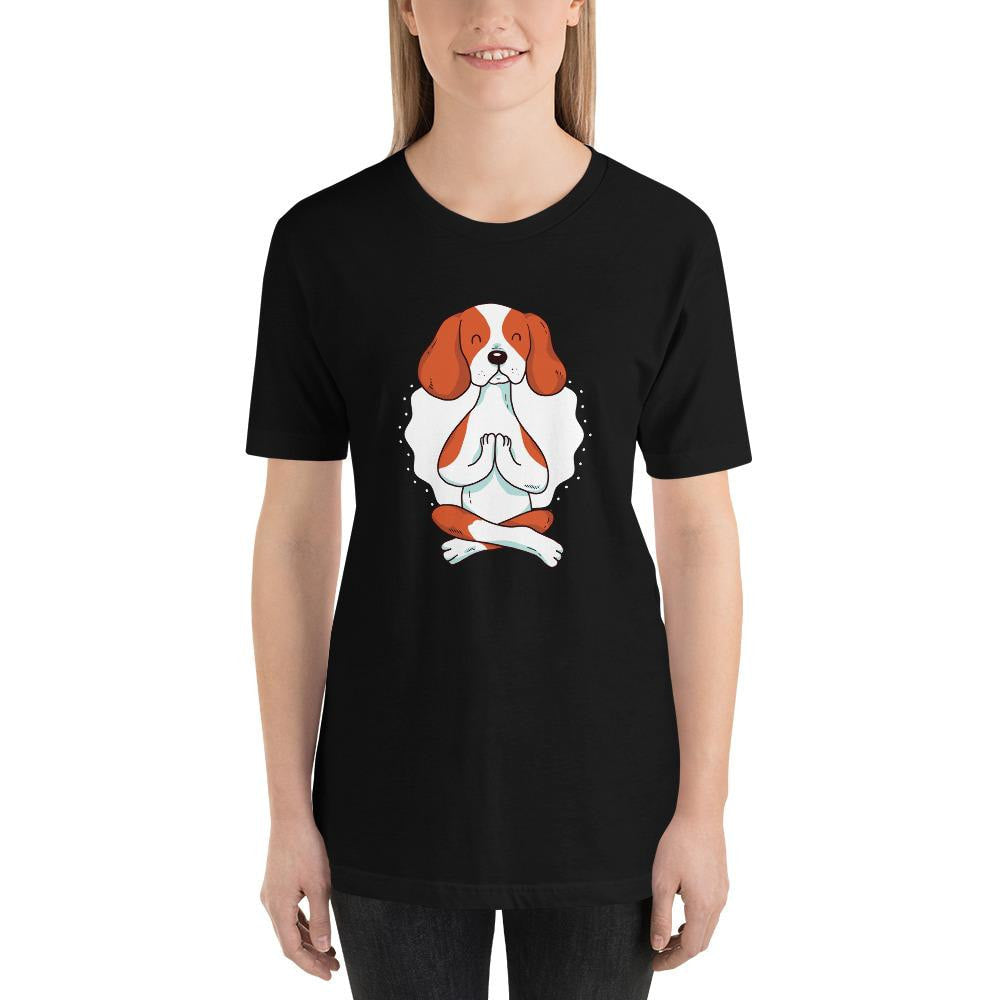 Dog Yoga Half Sleeve T-Shirt — detail view 10