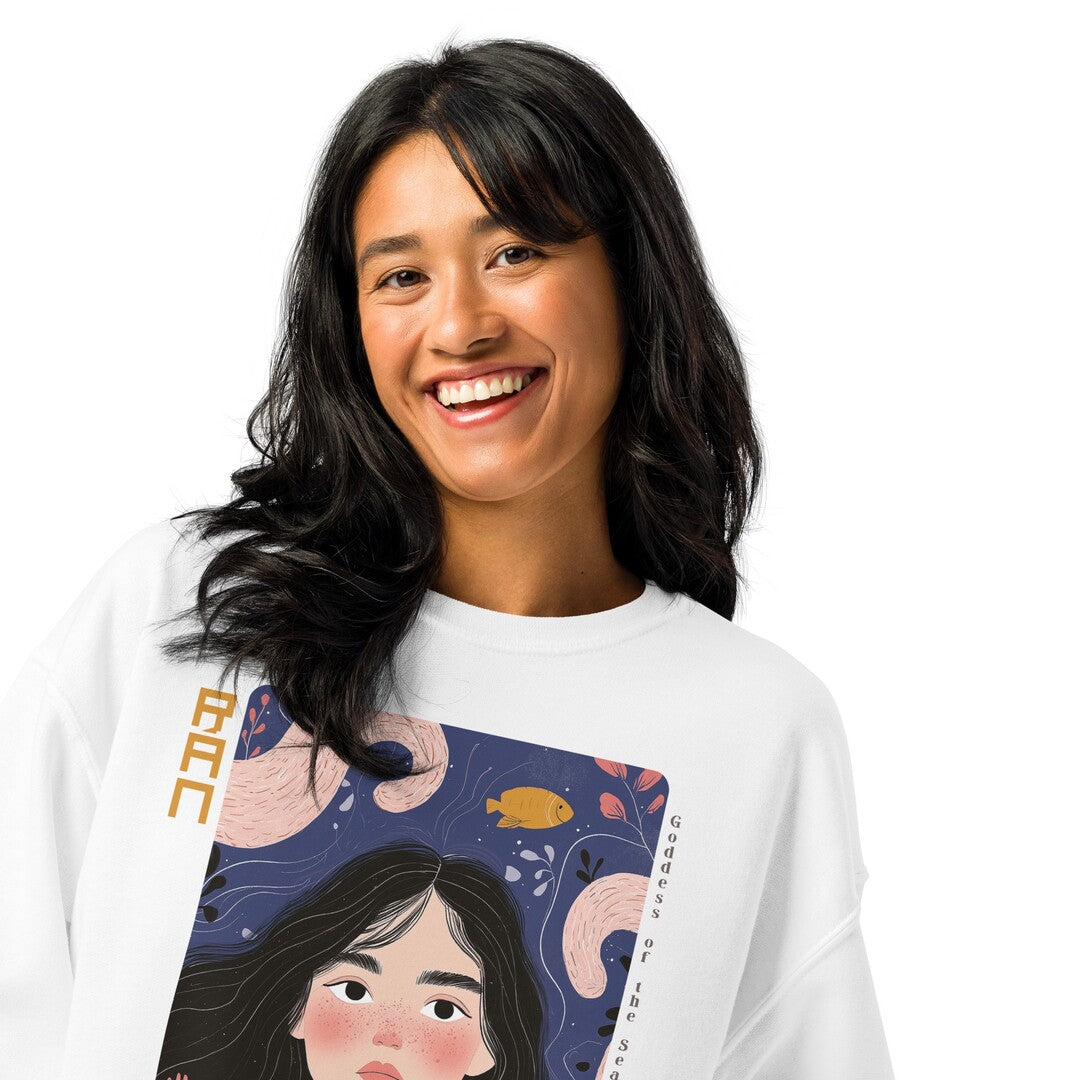 Rán Heavyweight Oversized Sweatshirt — detail view 3