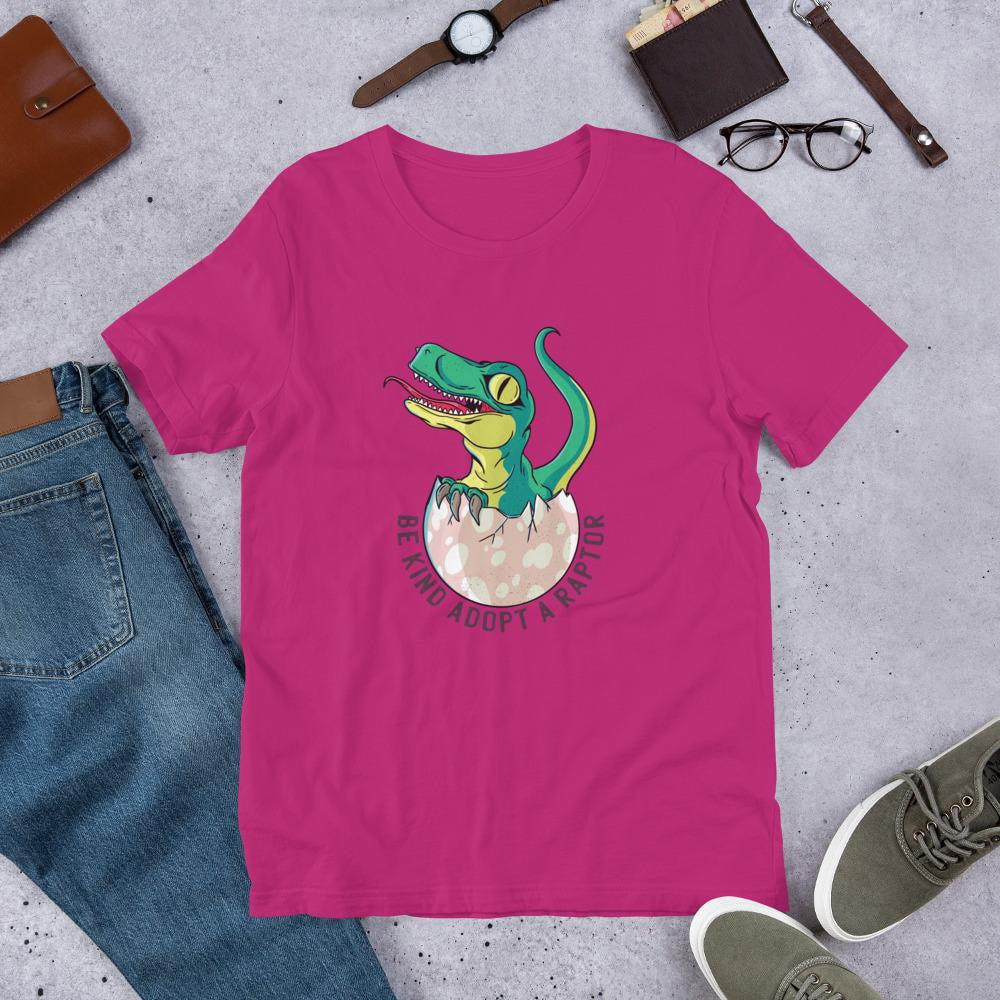 Raptor Half Sleeve T-Shirt — Pink