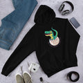 Raptor Unisex Hooded Sweatshirt — Black