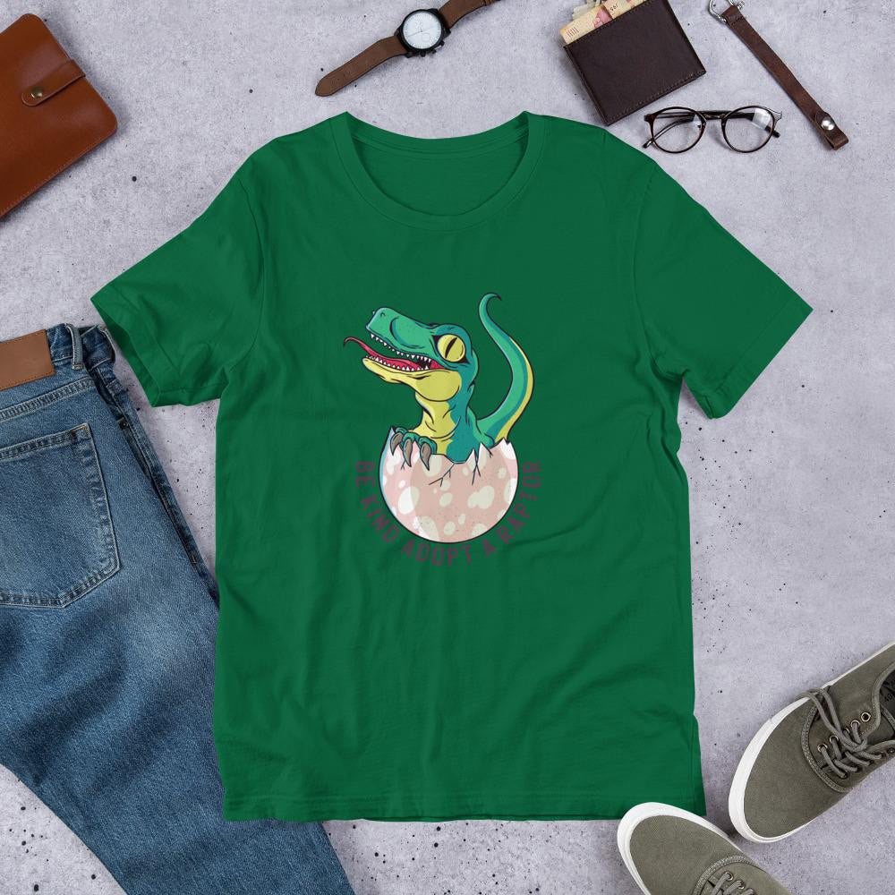 Raptor Half Sleeve T-Shirt — Green