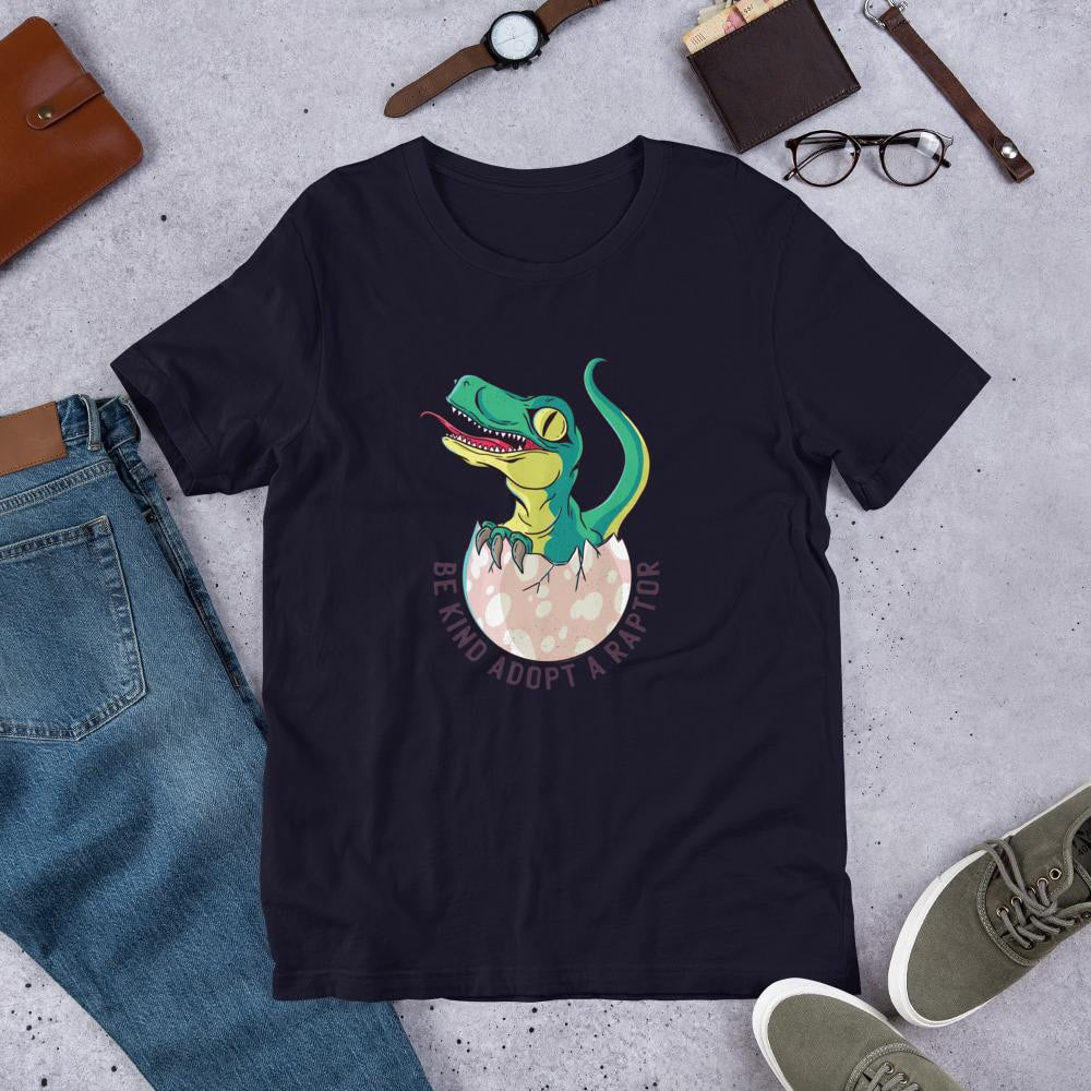 Raptor Half Sleeve T-Shirt — Navy