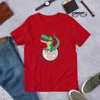 Raptor Half Sleeve T-Shirt — Red