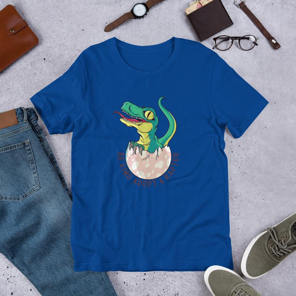 Raptor Half Sleeve T-Shirt — Blue