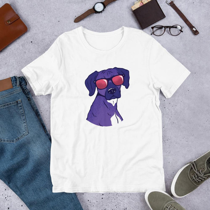Cool Shady Dog Half Sleeve T-Shirt