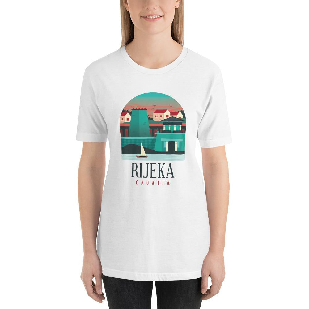 Rijeka Croatia Half Sleeve T-Shirt — detail view 2