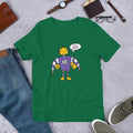 Beep Beep Robot Half Sleeve T-Shirt — Green