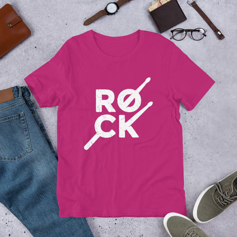 Rock Half Sleeve T-Shirt — Pink
