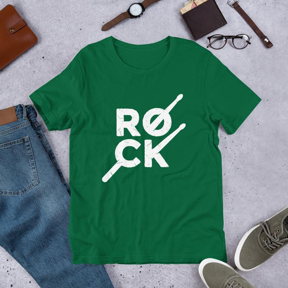 Rock Half Sleeve T-Shirt — Green