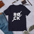 Rock Half Sleeve T-Shirt — Navy