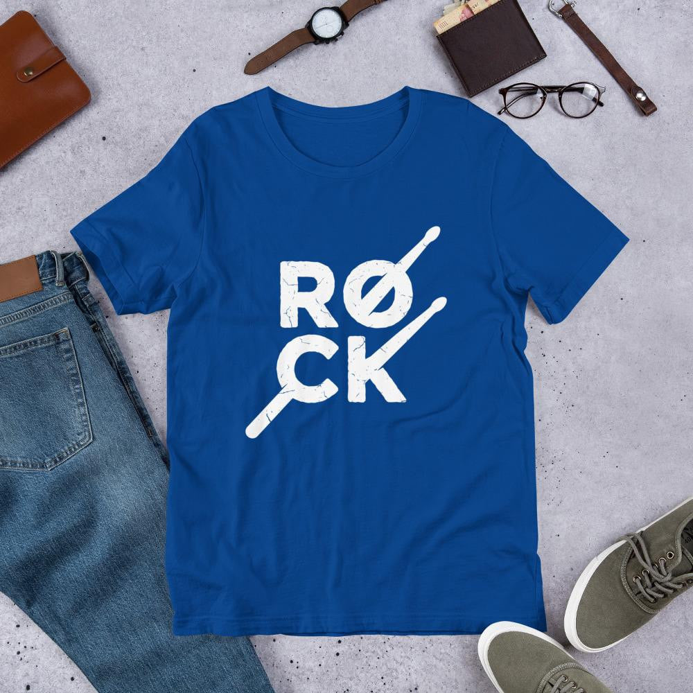 Rock Half Sleeve T-Shirt — Blue