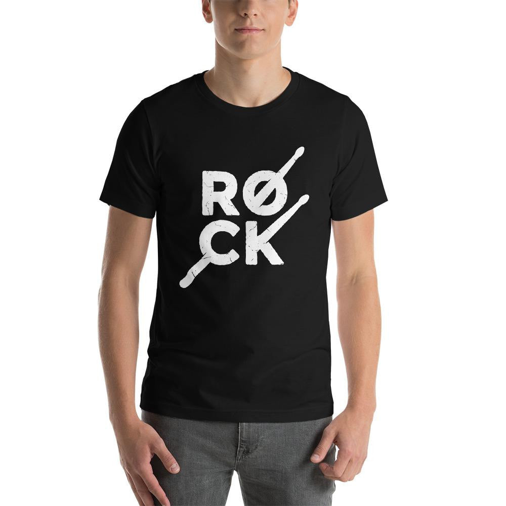 Rock Half Sleeve T-Shirt — Black (2)