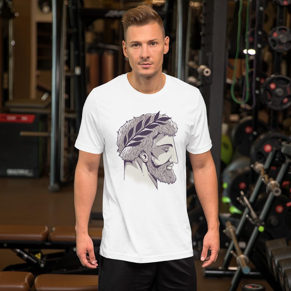 Roman Head Half Sleeve T-Shirt