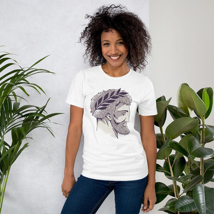 Roman Head Half Sleeve T-Shirt