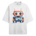 Rusty Oversized French Terry T-Shirt — white-1