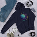 Explore The Galaxy Unisex Hooded Sweatshirt — Navy
