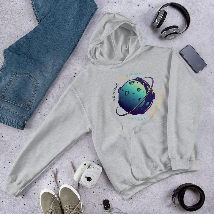 Explore The Galaxy Unisex Hooded Sweatshirt