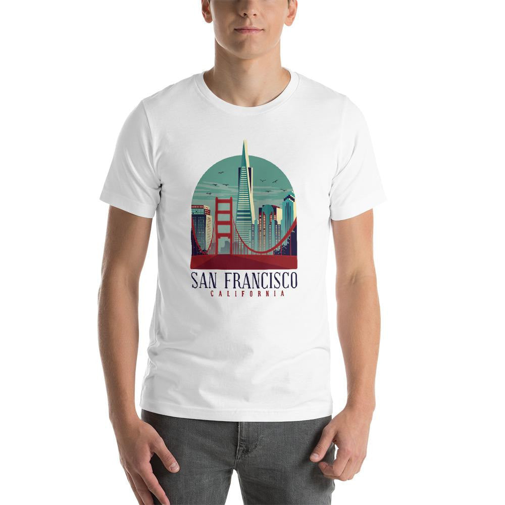 San Francisco California Half Sleeve T-Shirt — detail view 2