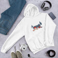 Santa & Reindeer graphic hoodie – Fourth Dimension Club